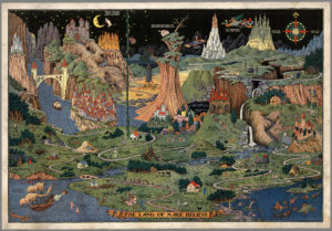 The Land of Make Believe by Jaro Hess. (All photos courtesy of DAVID RUMSEY MAP COLLECTION)